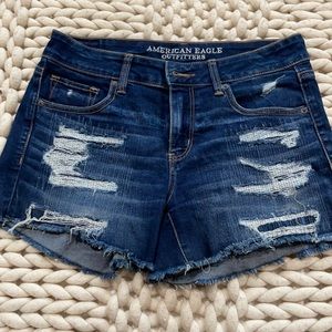 American Eagle Outfitters Midi Jean Shorts